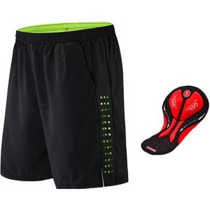 Mannen Vrouwen Fietsen Shorts 3D Gewatteerde Racefiets Ondergoed Shorts Voor Multi Sport-Comfortabel En Snel Droog