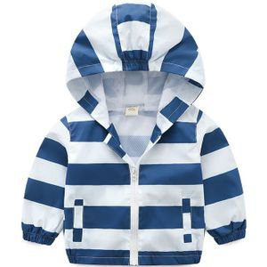 Mudkingdom Kap Jas Voor Kleine Jongen Streep Lange Mouwen Slant Pocket Mode Kleding Peuter Zon Bescherming Dunne Bovenkleding Tops