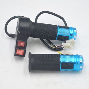 24 V/36/48 V/64 V/72 V elektrische fiets throttle met 3 speed controller en vooruit achteruit voor ebike/scooter/driewieler