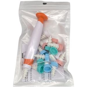 Oor Reiniger Met 16 Vervanging Heads Zuignap Spiraal Oorsmeer Removal Tool Set K1KB