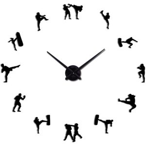 Horloge Modern Horloge Acryl Spiegel Klok Quartz 3d Diy Wandklokken Home Decorations Sticker Real