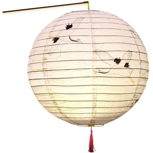 30Cm Ronde Papieren Lantaarn Lampenkap Chinese Stijl Licht Restaurant Home Decor U90A