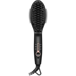 Baard Stijltang Keramische Krultang Professionele Verwarmde Kam Vrouwen Elektrische Haar Borstel Stijltang
