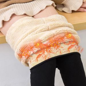 600G Winter Dikke Pluche Kinderen Stap Op De Panty Extra Kasjmier Meisjes Warm Verdikte Lammeren Wol Fluwelen 60-90Cm Panty