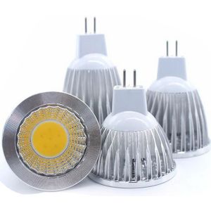 Led lamp spotlight dimbare GU10 cob mr16 3 w 5 w 7 w warm wit koel wit real power vervangen halogeenlamp