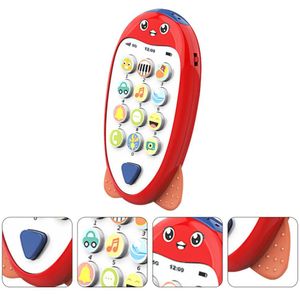 1Pc Grappige Telefoon Speelgoed Kid 'S Projectie Mobiele Telefoon Speelgoed Vroege Onderwijs Speelbal