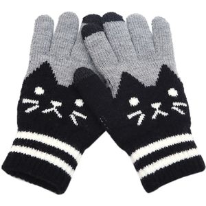 Winter Touchscreen Handschoenen Vrouwen Warm Stretch Gebreide Wanten Imitatie Wol Volledige Vinger Guantes Vrouwelijke Gehaakte Dikker M840 #