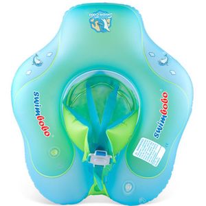 Swimtrainer Zwembad Opblaasbare Boei Opblaasbare Cirkel Kinderen Zwemmen Cirkel Baby Float Met Zonnescherm Seat Zwembad Accessoires