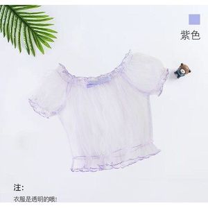 Vrouwen Japanse Chiffon Lolita Top Shirts Ondergoed Top Match Lolita dressses Zoete Licht Innner Shirt Roze Swwet Blouse