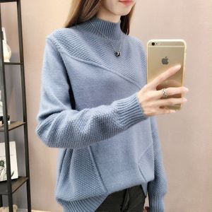 Trui Vrouwen Coltrui Trui Jumper Vrouwelijke Winter Raglanmouwen Gebreide Vrouwelijke Losse Sweter Vrouwen Kleding Vestidos LXJ9008