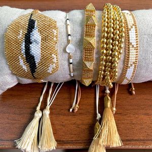 Bluestar Gouden Armband Voor Vrouwen Miyuki Kralen Handgemaakte Bead Charm Armband Sieraden Diy Sieraden Accessoires