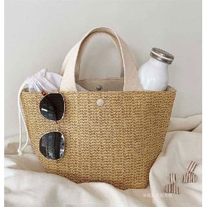 Stijl Bag Vrouwelijke Trend Koele Stro Women's Bag Zomer Strand Casual Mode Massa Handtas