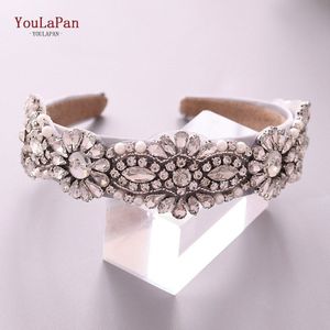 Youlapan S237-FG Mode Luxe Sparkly Strass Hoofdband Bruids Steen Haarband Vrouwen Haaraccessoires Bruiloft Haar Sieraden