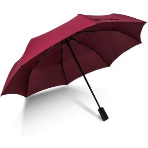 Wind Slip 3 Opvouwbare Automatische Paraplu Mannelijke Auto Luxe Compact Paraplu Voor Mannen 4 kleur raden