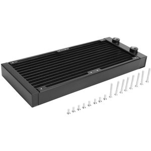 G1 / 4 Draad Pc Koeler Waterkoeling 12 Buizen Aluminium Radiator 120Mm/240Mm/360Mm computer Cpu Heatsink Wisselaar