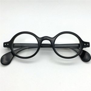 Zerosun Acetaat Brillen Frame Mannen Kleine Ronde Lenzenvloeistof Man Zwart Schildpad Bril Nerd Retro Bril voor Afgestudeerde Bijziendheid