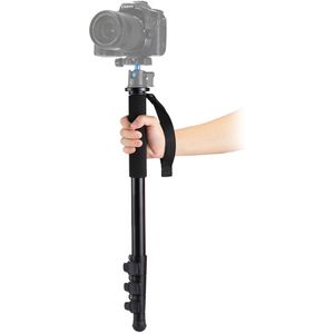 Camera Accessoires Verstelbare Draagbare Vier-Sectie Telescopische Aluminium Self-Staande Monopod Statief benen met 3/8 Schroef