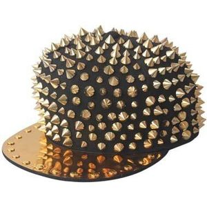 Hip Hop Punk Rock Hoeden Spike Studs Klinknagels Snapback Caps Mannen En Najaar Gemonteerd Baseball Caps