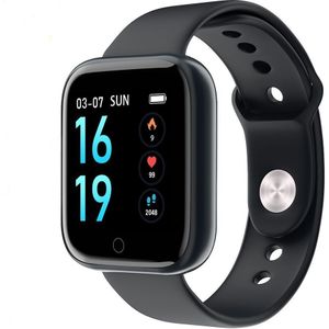 T80 Smart Horloge Vrouwen Mannen Sport Mode Ip68 Waterdicht Activiteit Fitness Tracker Hartslag Rand Smartwatch Vs P68 P70 Armband