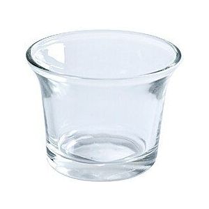 Bulk Set van 36 st glas clear en frosted waxinelichtje houder, USD46.80 per Set/Elke USD1.30