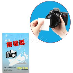 1 Pc 50 Vel Soft Camera Lens Optiek Tissue Schoonmaken Schoon Papier Doekjes Boekje Witte Kleur