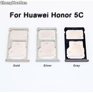 ChengHaoRan SIM Card Tray + SIM Card Tray/Micro SD Card Reader Lade Houder Slot voor Huawei Honor 5C 5X