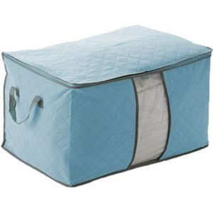 1Pc Grote Opbergtas Box Jumbo Kleding Quilt Beddengoed Dekbed Wasserij Kussen Rits Opbergdoos Voor Thuis Opbergtas