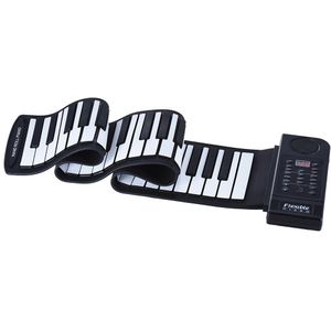 Draagbare Silicon 61 Toetsen Roll Up Piano Elektronische MIDI Keyboard met Ingebouwde Luidspreker