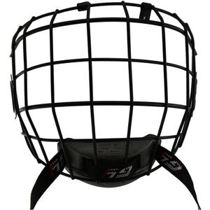 Volledige Gezicht Ijshockey Kooi Hockey Masker Met Staal Materiaal Volledige Schild Vision