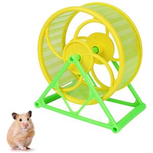 Oefening Running Wiel Jogging wiel Grappige Vliegende Schotel Hamster Kooi rat speelgoed met Beugel Speelgoed voor Pet Hamster Sport Levert