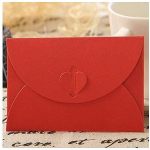 50 Stuks Vintage Liefde Kleine Kleurrijke Lege Mini Kraftpapier Enveloppen Huwelijksuitnodiging Envelop Envelop 105 Mm × 72mm