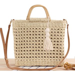 Doratasia Stro Tassen Voor Vrouwen Zomer Rotan Tas Handgemaakte Geweven Crossbody Strandtas Bohemen Handtas Bolsos Mimbre