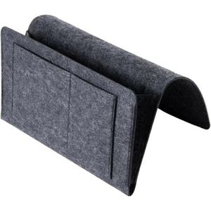 Organizer Vilt Bedside Opknoping Opbergzakken Mobiele Telefoon Afstandsbediening Diversen Boek Met 2 Binnenzakken Voor Bed