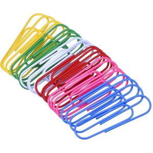 40 Pack 4 Inch Mega Grote Paperclips-100 Mm Office Supply Accessoires Leuke Papier Naald Multicolor Bladwijzer.