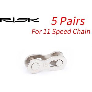 Risico 6/7/8/9/10/11 Fietsketting Quick Link Connector Lock Set Magic Sluiting Mtb racefiets Power Keten Snelsluiting