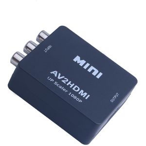 Av/Rca Cvbs Naar Hdmi-Compatibel 1080P Video Converter Mini AV2HDMI Adapter Converter Box Voor Hdtv Projector set Top Box Dvd