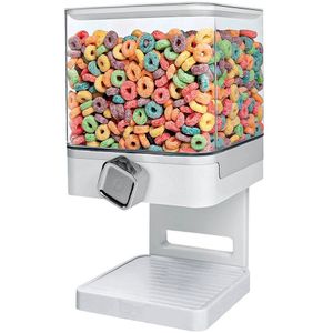 Graan Dispenser 1/ 2 Liter Enkele Dubbele Granen Dispenser Graan Haver Opslag Container Keuken Droge Voedsel Snack Fles