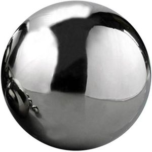 Hoogglans Glitter Rvs Ball Sphere Spiegel Holle Bal Voor Huis Tuin Decoratie Benodigdheden Ornament 19mm ~ 300mm