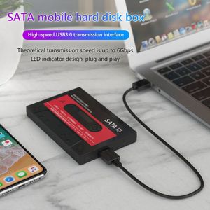 2.5 Inch Usb 3.0 Sata Hdd Ssd Externe Harde Schijf Behuizing Usb Disk Nostalgische 6Gbps Solid State schijf Harde Schijf Voor