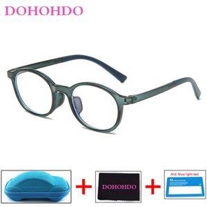 Dohohdo Baby Anti-Blauw Licht Brilmontuur Rood Roze Groen Frame Kinderen Goggle Vlakte Bril Kids Brillen eyewear
