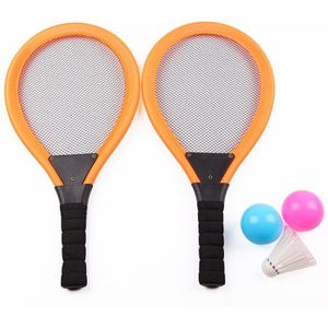 2 In 1 Kids Play Tuin Ouder-kind Spel Strand Educatief Badminton Tennis Racket Speelgoed Set Photo Prop Outdoor sport