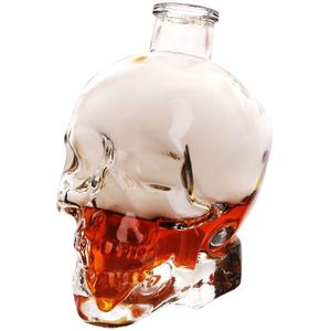 Skull Glas Whisky Wodka Wijn Kristallen Fles Geesten Kopjes Transparant Wijn Drinkbekers Bar Thuis 80/180/380 Ml