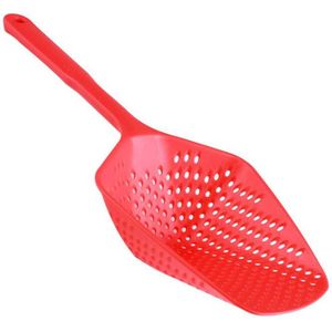 1Pcs Nylon Zeef Scoop Vergiet Keuken Accessoires Gadgets Drain Groenten Water Scoop Draagbare Thuis Koken Gereedschap