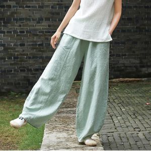 Etnische Vintage Harembroek Vrouwen Katoen Linnen Bloeier Harajuku Streetwear Broek Vrouwelijke Broek Online Chinese Winkel TA1601