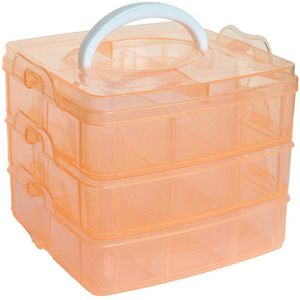 Opslag Desktop Clear Plastic Craft Kralen Sieraden Organizer Compartiment Tool Box Case Dozen High19OCT25