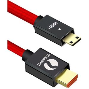 Annnwzzd Mini Hdmi Kabel 1M 2M 3M 5M Man Op Man 1.4V 1080P Voor Tablet Camcorder MP4 Mini Hdmi Kabel