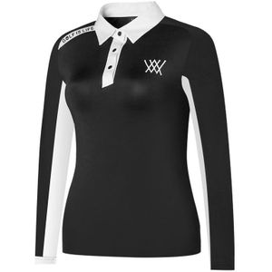 Lente Herfst Vrouwen Lange Mouw Golf T-shirt Sport Golf Kleding 2 Kleuren Outdoor Leisure Shirt