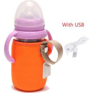 Flessenwarmer 1x Usb Melk Warmer Koeltas Draagbare Reizen Cup Warmer Baby Verpleging Fles Cover Warmer Heater Bag