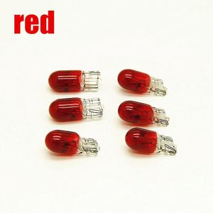 100 stuks auto t10 halogeen 2 W w5w 194 158 wiggen 12 v 5 w warm wit groen rood lamp