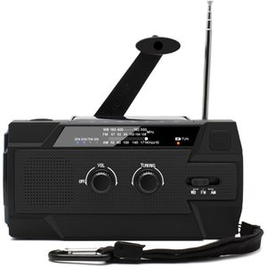 4000Mah Solar Radio Outdoor Emergency Radio Heldere Camping Licht Mobiele Telefoon Opladen Batterij Solar Powerbnak Draagbare Radio